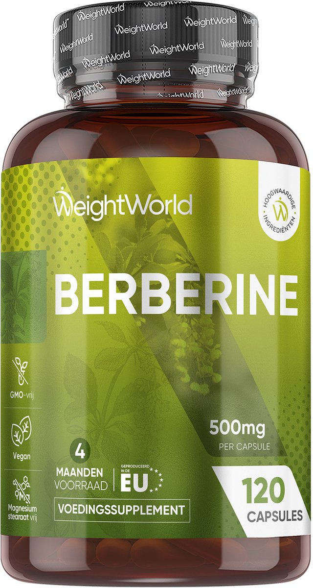 WeightWorld Berberine Capsules 500 mg