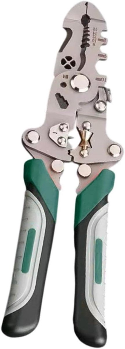 Draagbare kabelknipper - Multifunctioneel gereedschap - Draad Strippen Knippen - 12-in-1 Functie - Lengte 20 cm - Staal