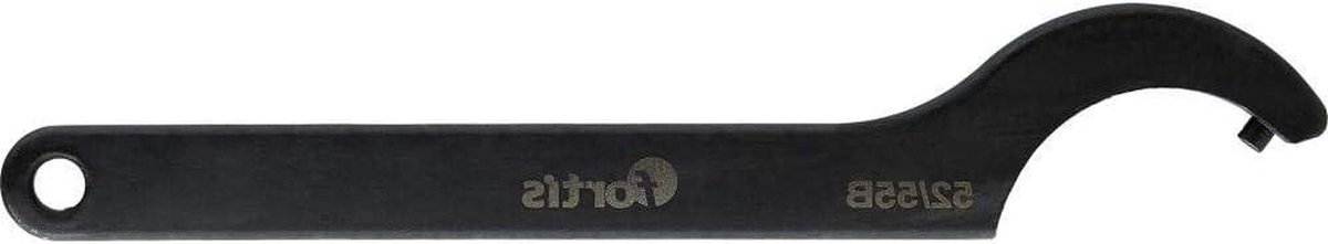 Haakse Moersleutel - Pijpsleutel met pin - Moeren vastdraaien - Gehard chroom-vanadium staal - 155-165 mm - Bruin