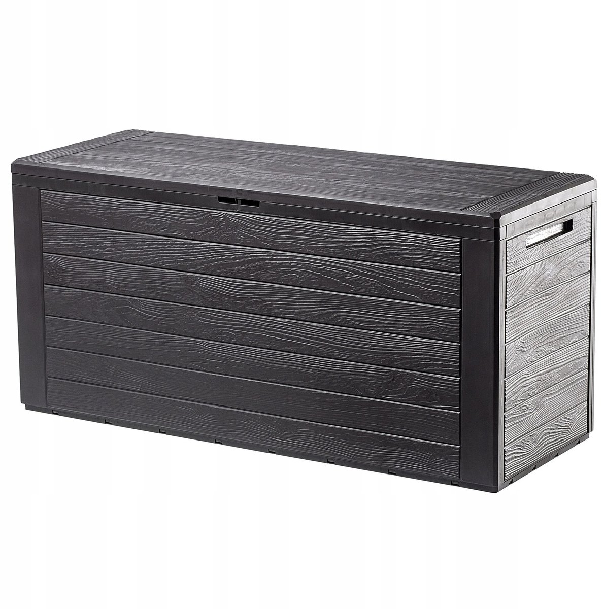 Jurrys Opbergkist - Balkonbox - Tuinkussenkist - Speelgoedkist - Multifunctioneel - Weerbestendig - Ruim - Bruin - 280L inhoud
