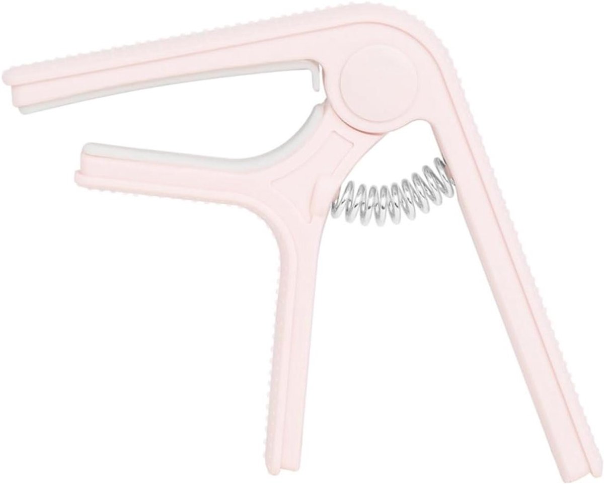 Gitaar Capo - Universele Klem - Muziek Maken - Antislip Ontwerp - 9.5x7.5x1.2cm - Roze
