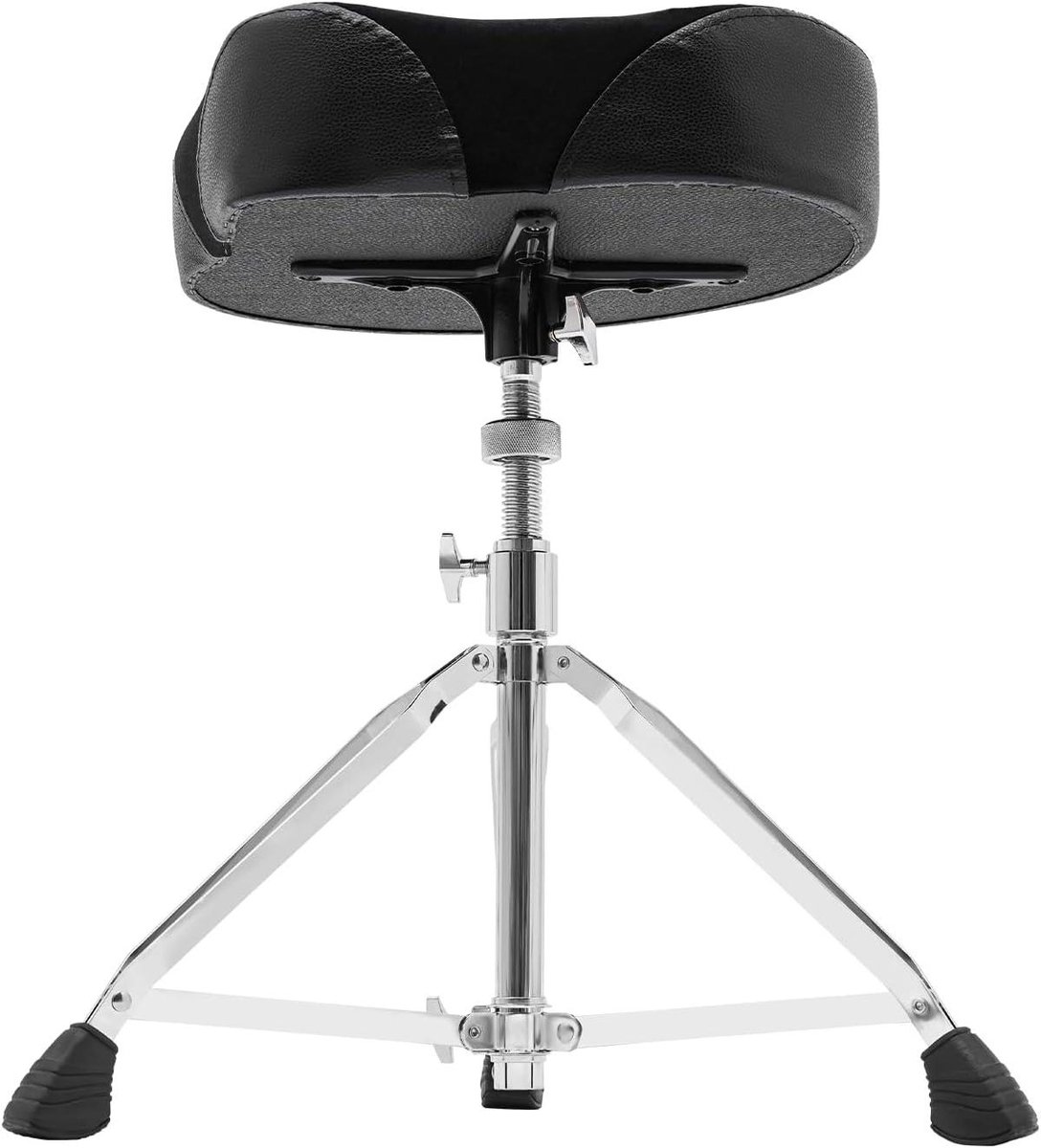 Drumkruk - Verstelbare kruk - Muziek maken - Opvouwbaar en draagbaar - 45-68 cm hoogte - Zwart