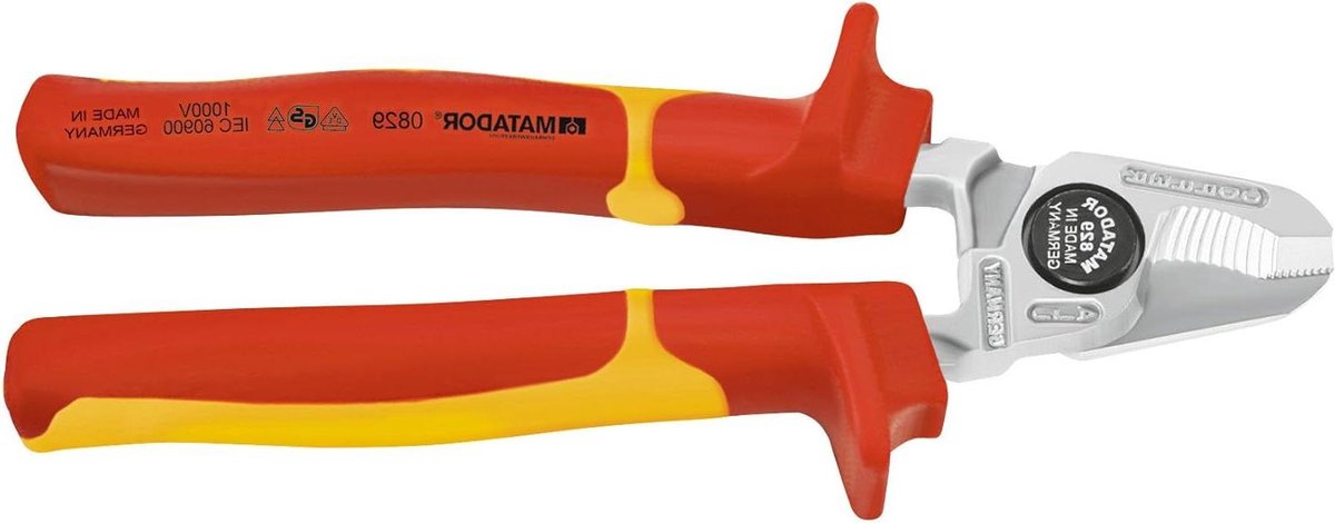 Kabelsnijder VDE - Draadsnijder Stripper - Kabel Bewerken - VDE Geïsoleerd - 160 mm - Grijs