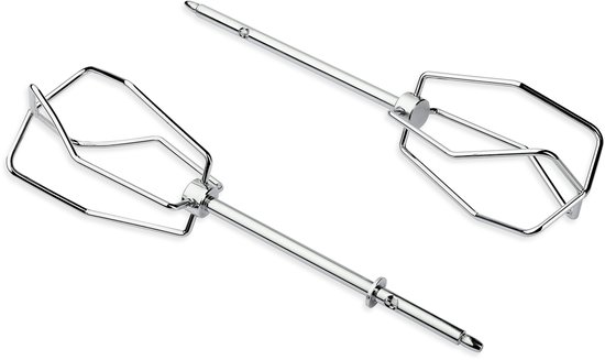 Handmixer met Digitale Display - 6 Snelheden - Turbo Functie - 250W - RVS Deeghaken & Kloppers - Elektrische Mixer voor Bakken en Koken van Merkloos — afbeelding 4