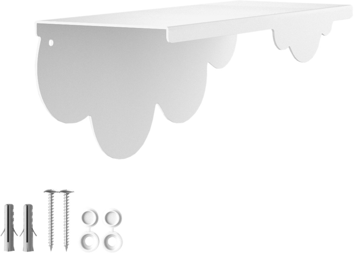 Wandplank HOVER-XI 250x100x100mm wit