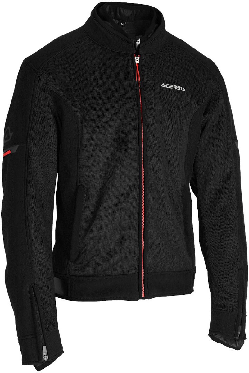 Acerbis Gordon Zwart Waterdichte Textiele Motorjas - Jas