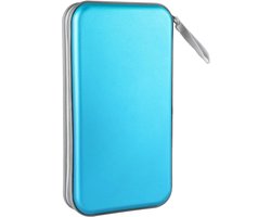 Siveit 80 Capaciteit Heavy Duty CD/DVD Wallet Binder, Opslag, Case, Bag, Houder, Boekje (Sky Blue)