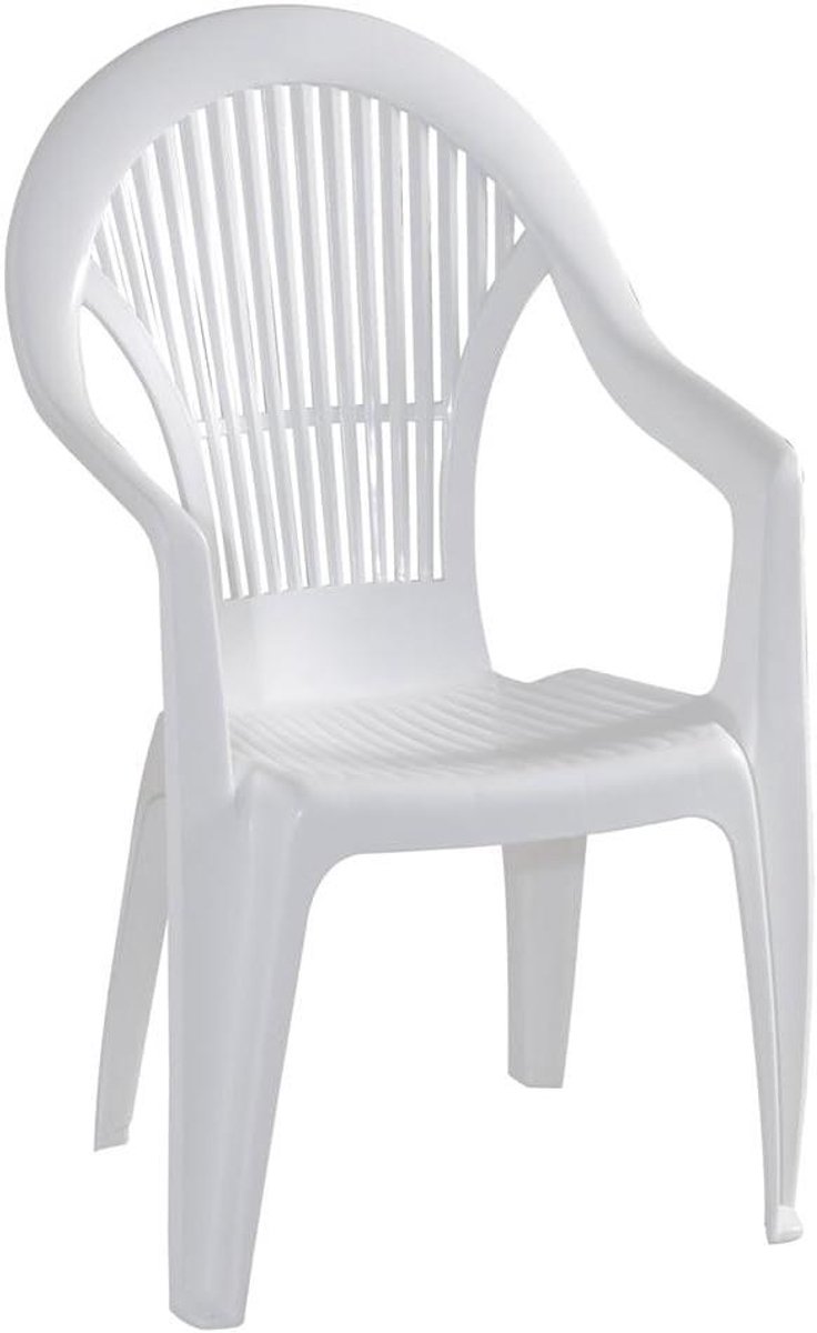 Vigor - sedia in pp monobloc vega pesante alta bianca - 29822