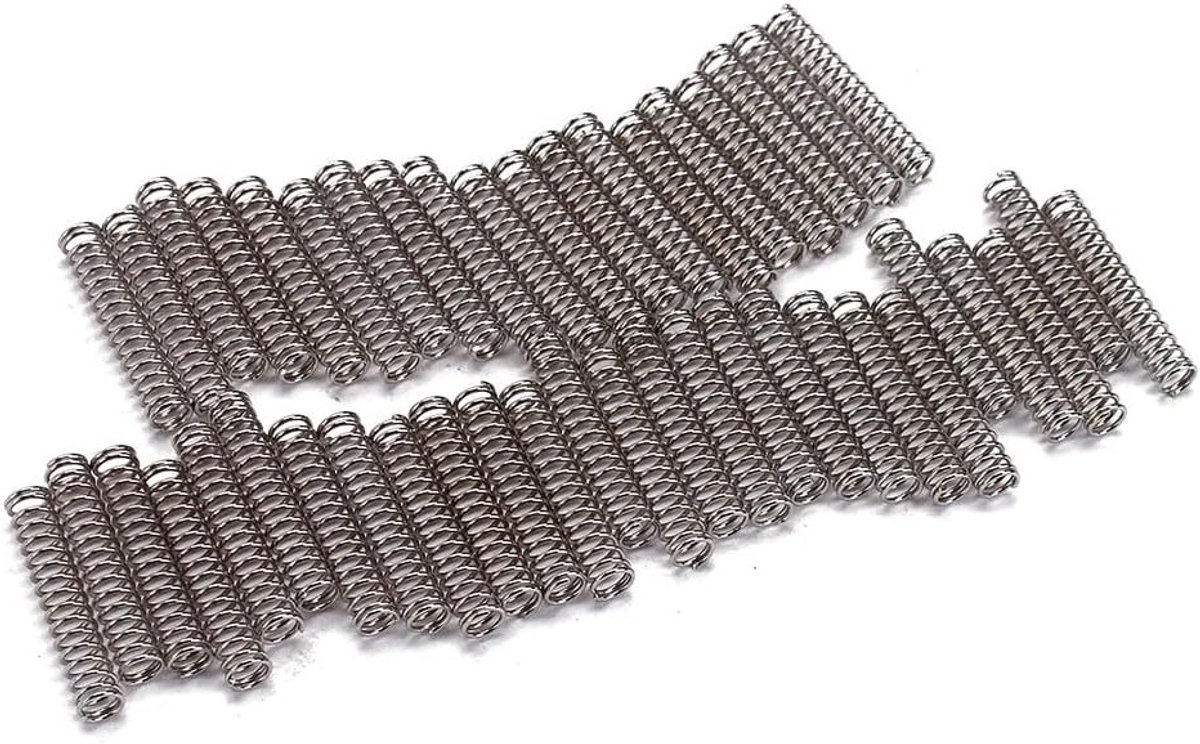 Verstelbare 4.7 x 25mm elektrische gitaarveren voor het aanpassen van de hoogte van de pickup en frame, ideaal voor muzikanten en gitaarliefhebbers