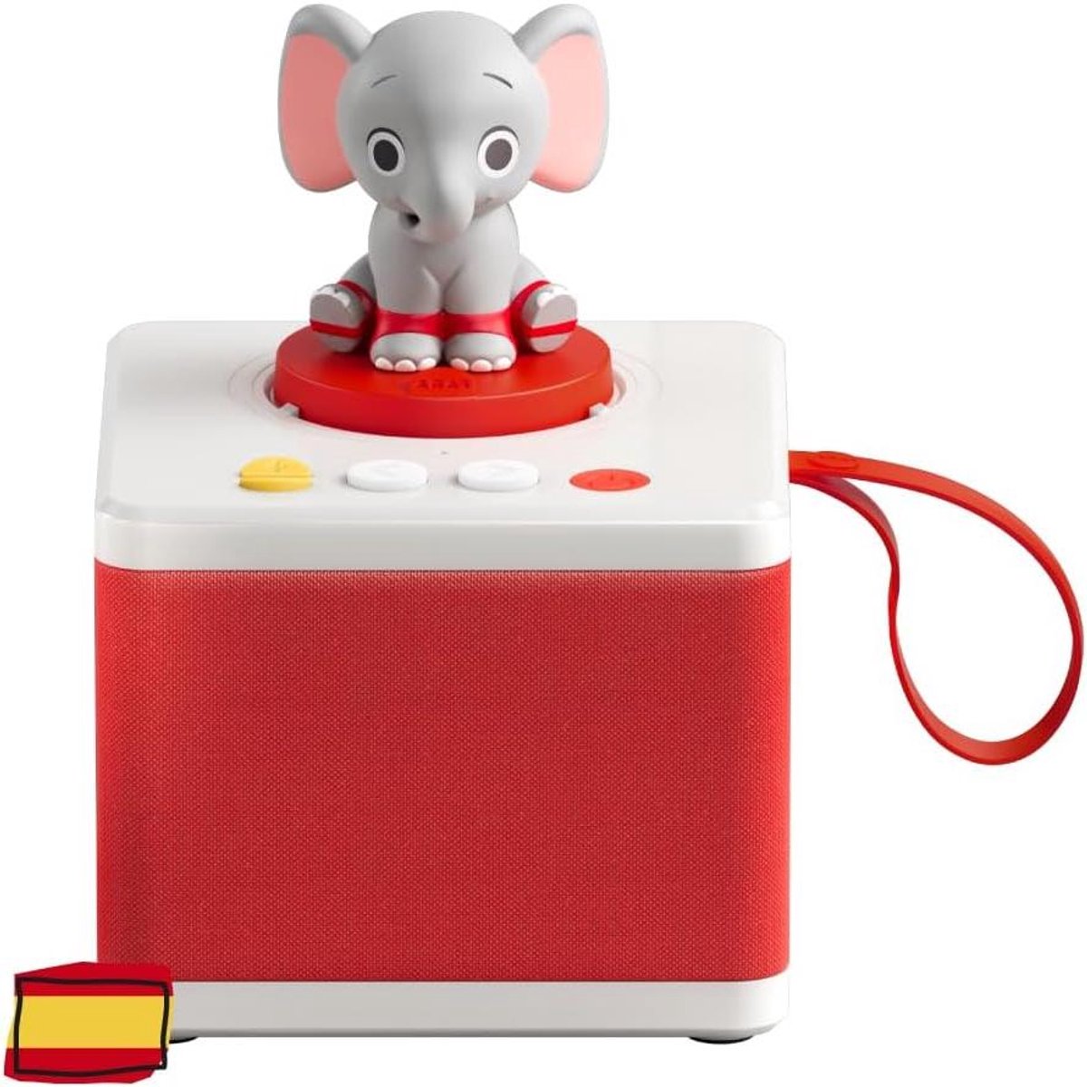 Audio Verhalenverteller - Kinderspeaker Leerzaam - Educatief Spelen - Zonder Wifi - 8 Uur Batterij - Wit