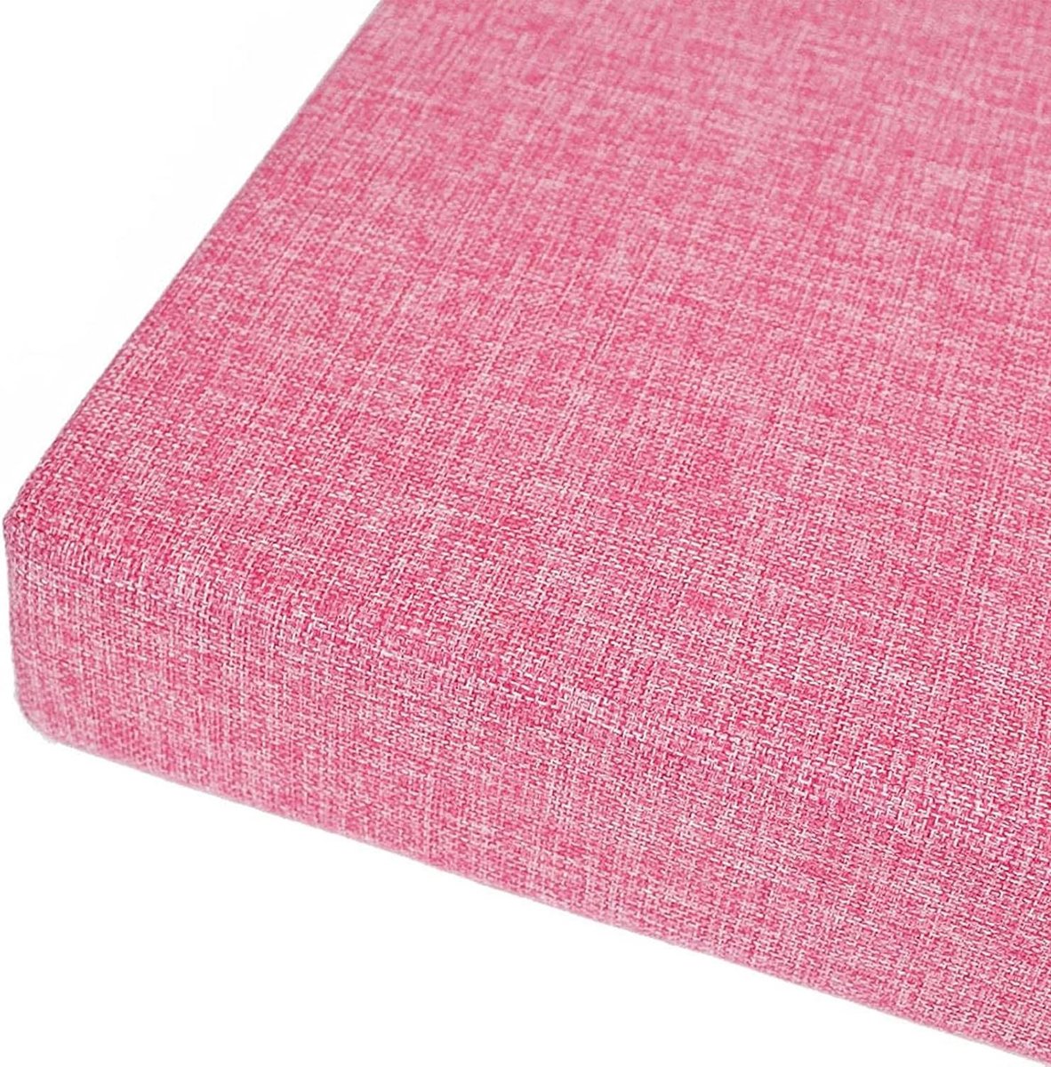 Bankkussen Hoge Dichtheid - Zitkussen Bank - Comfortabel Zitten - Afneembare Hoes - 155 x 30 cm - Roze