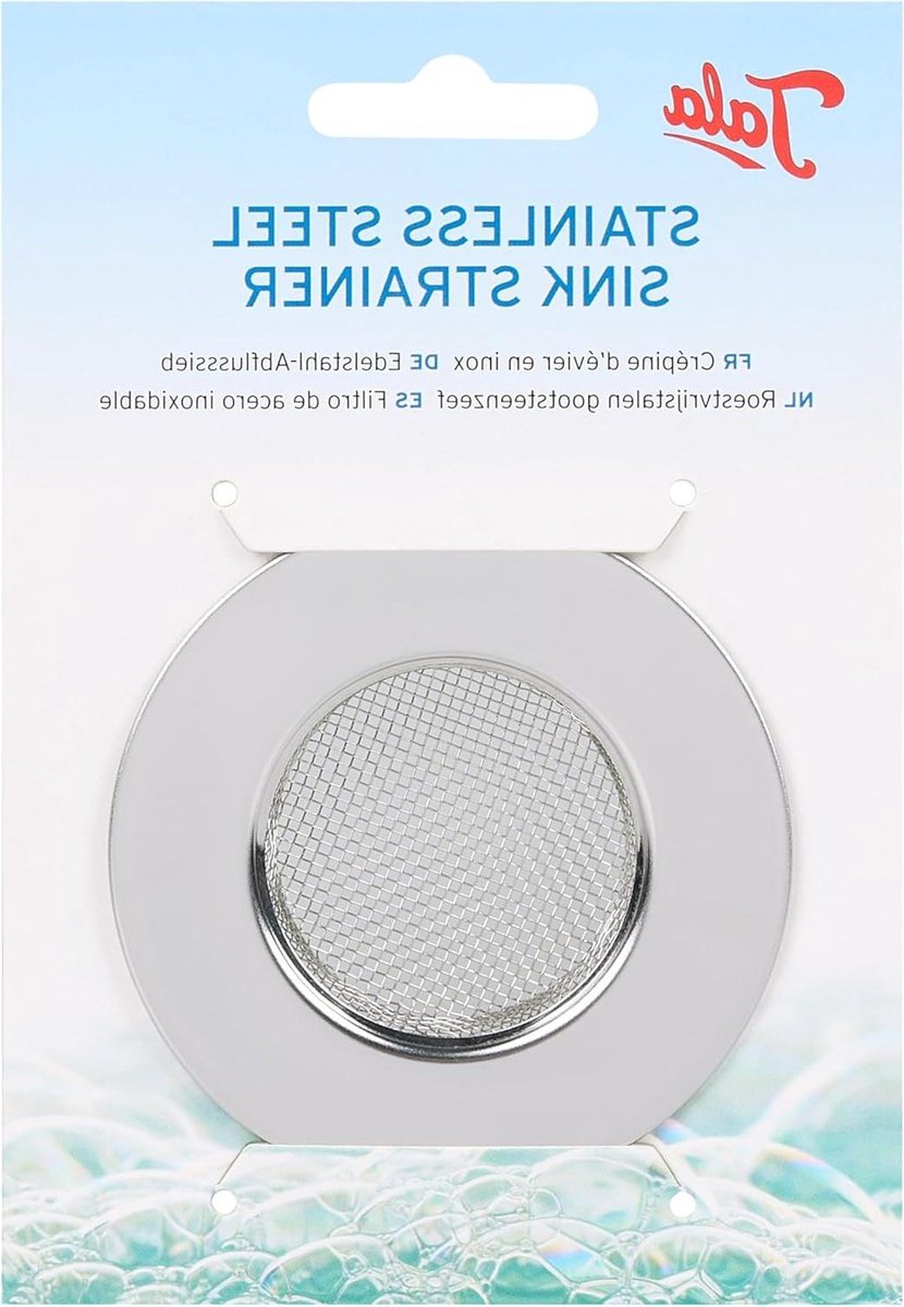 Afvoerzeef Mini - Keuken Zeefje - Verstopping Voorkomen - Compact RVS - 7.5 cm - Zilver