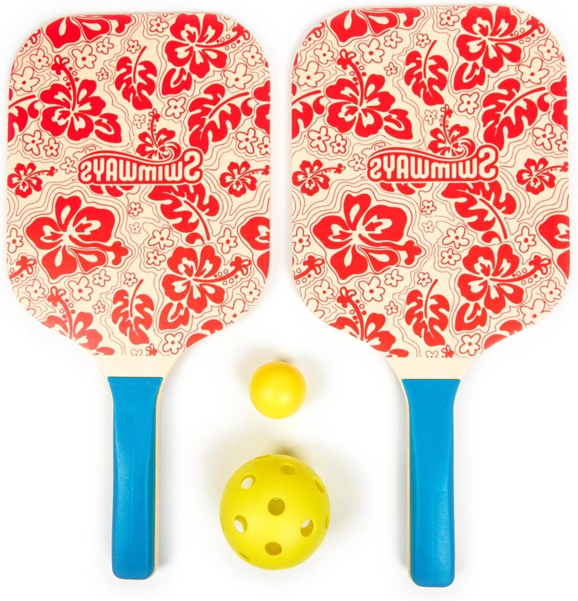 Watersport rackets - Pickleball set - Buiten spelen - Dubbel speelplezier - Set van 2 - Multicolor