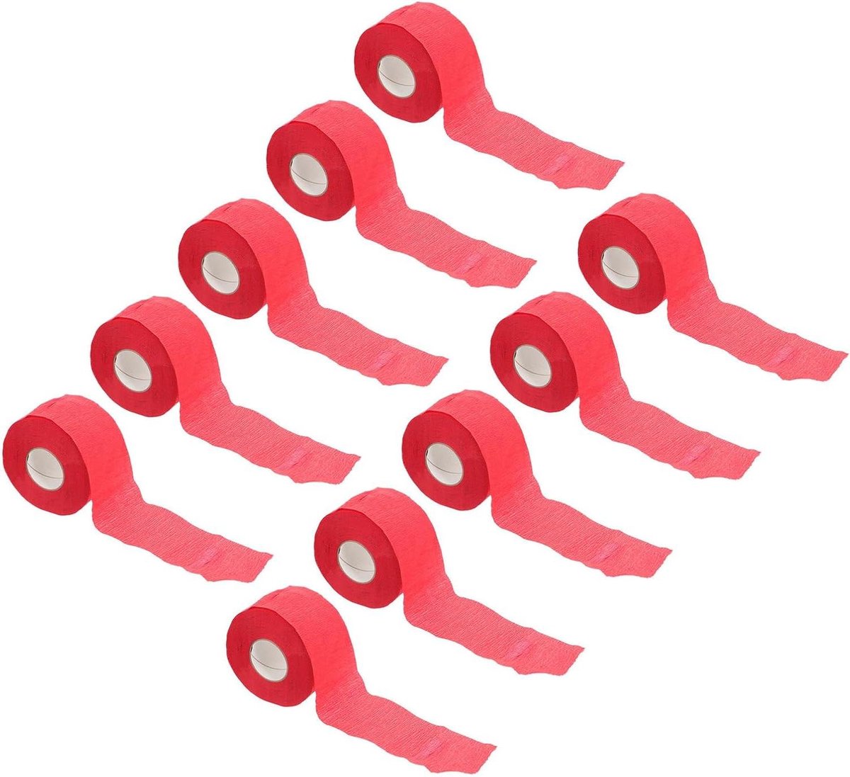 Nekpapier Kappers - Nekstrips Haar - Beschermen Kapsel - Absorbeert Losse Haren - 10 Stuks - Rood