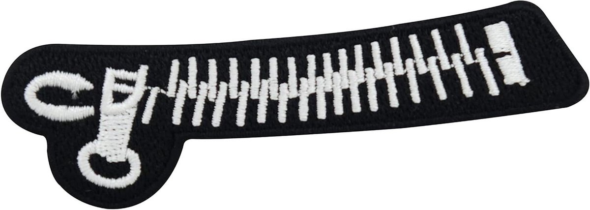 Strijkijzer Patches - Krummer Patches - Kleding Repareren - Eenvoudig Opstrijken - 3 Gram - Zwart Wit
