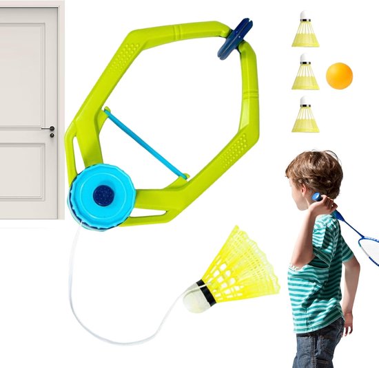 Badmintontrainer - Rebound Trainer Bal - Vaardigheden Verbeteren - Zelfbedieningsapparaat - 26 x 20 x 7.2 cm - Niet gespecificeerd — afbeelding 5