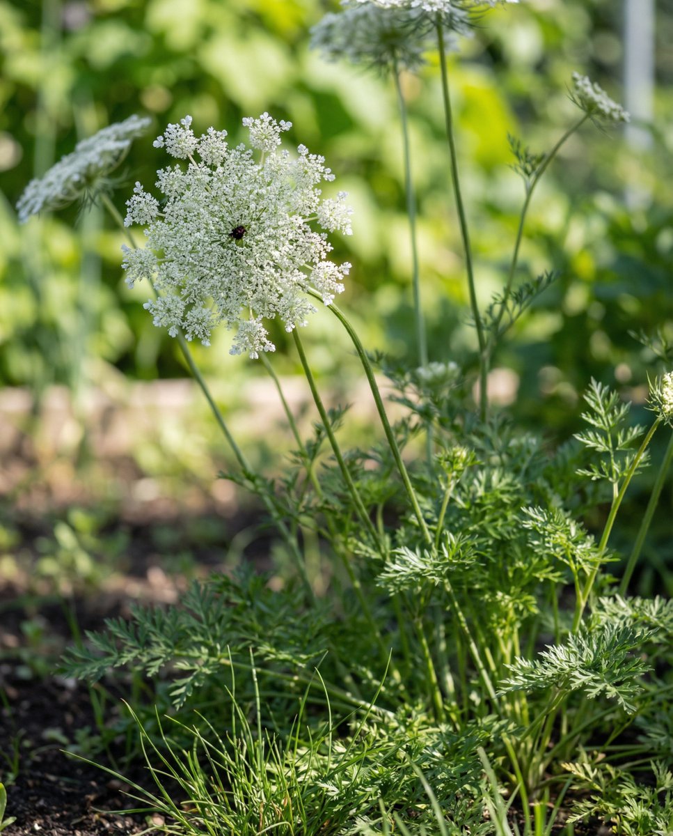5 sets - Wilde Peen Zaden Daucus Carota Tweejarig Bloemenschermen