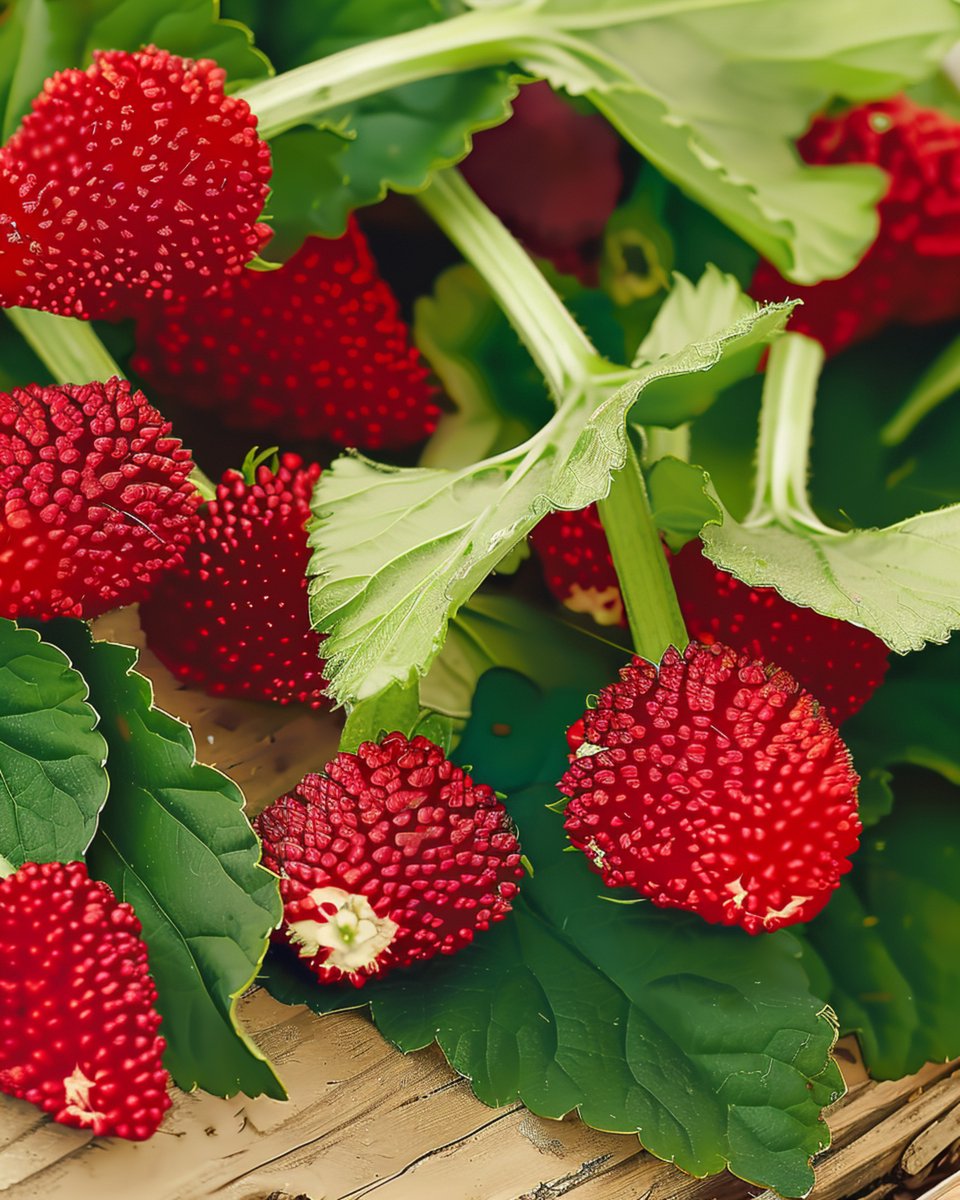 5 sets - Aardbeispinazie Zaden Chenopodium Capitatum Eenjarig Bladgroente