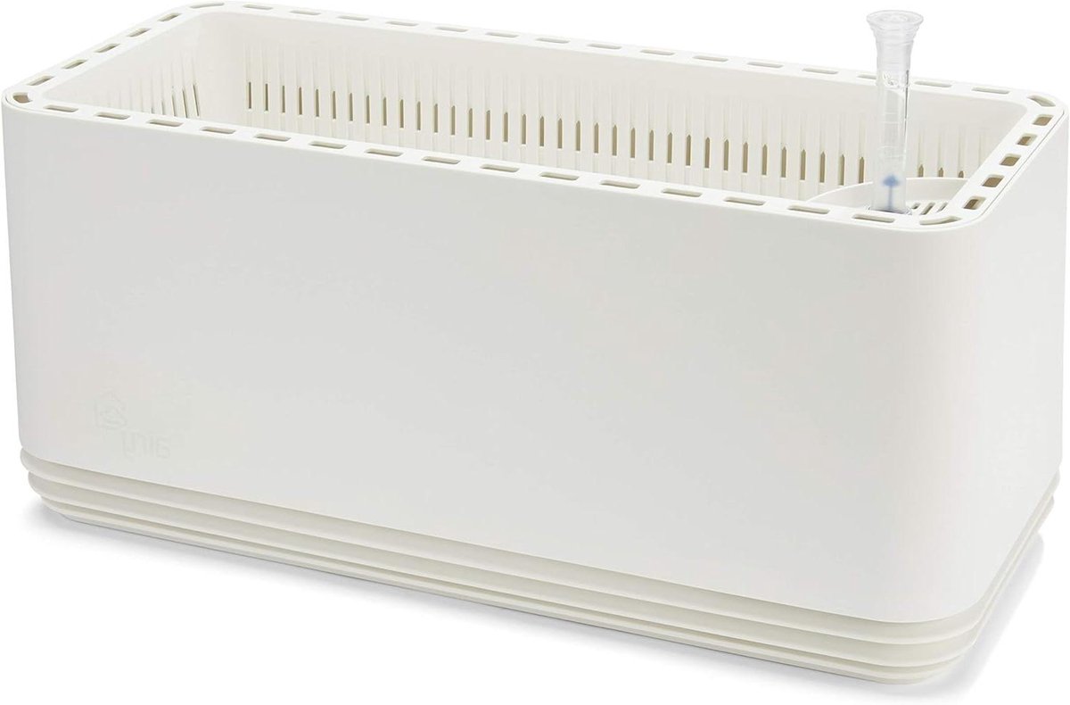 Luchtreiniger Systeem - Plantenluchtfilter - Binnenlucht Verbeteren - Gepatenteerd Wortelsysteem - 50 x 22 cm - Wit