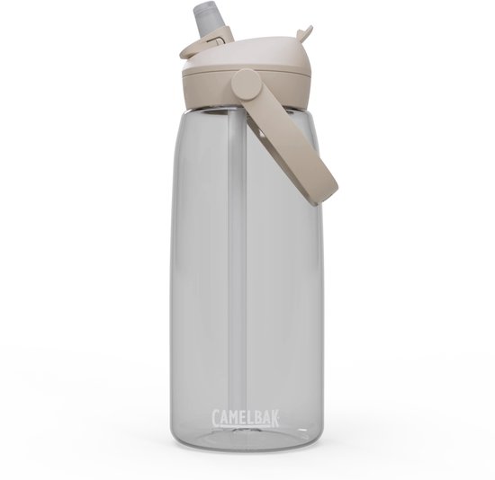 CamelBak Thrive Flip Straw Drinkfles - 1 L - Met Rietje - Waterfles - Transparant