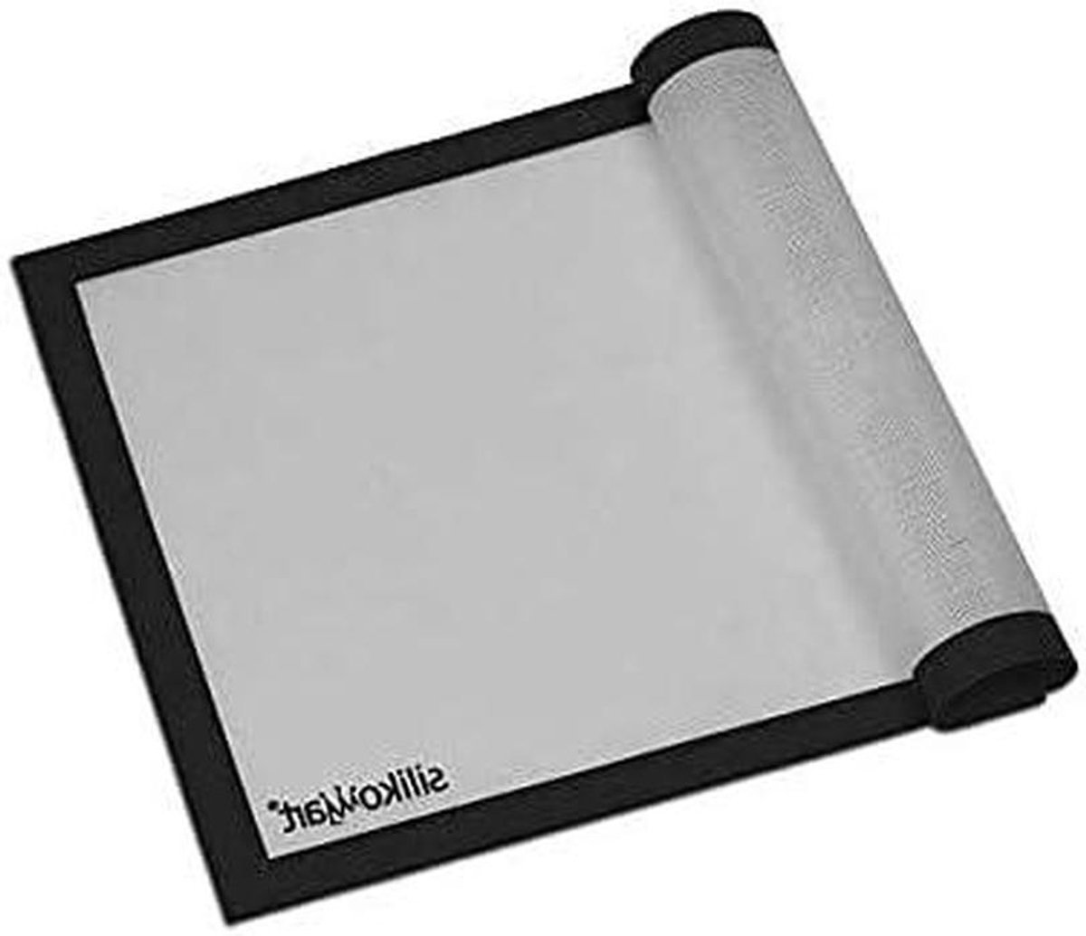Bakmat Fiberglass - Suikerdecoratie Mat - Suikerdecoratie Maken - Hittebestendig Glasvezel - 400 x 300 mm - Grijs