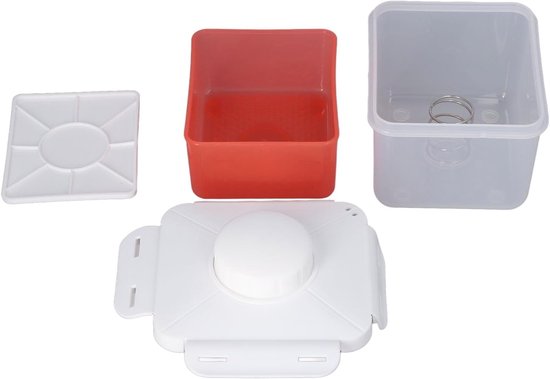 Tofu Pers - Tofu Maker - Maaltijd Voorbereiding - Automatisch Persen - 16 x 14 x 14 cm - Wit — afbeelding 5