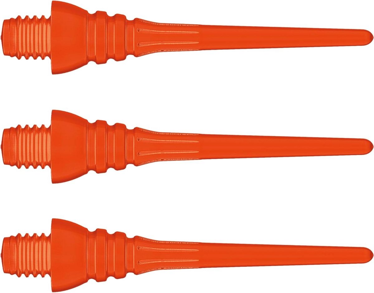 Soft Tip Punten - Dartpunten Elektronisch Bord - Darts Spelen - Minimaliseert Bounce-outs - Standaard Maat - Oranje
