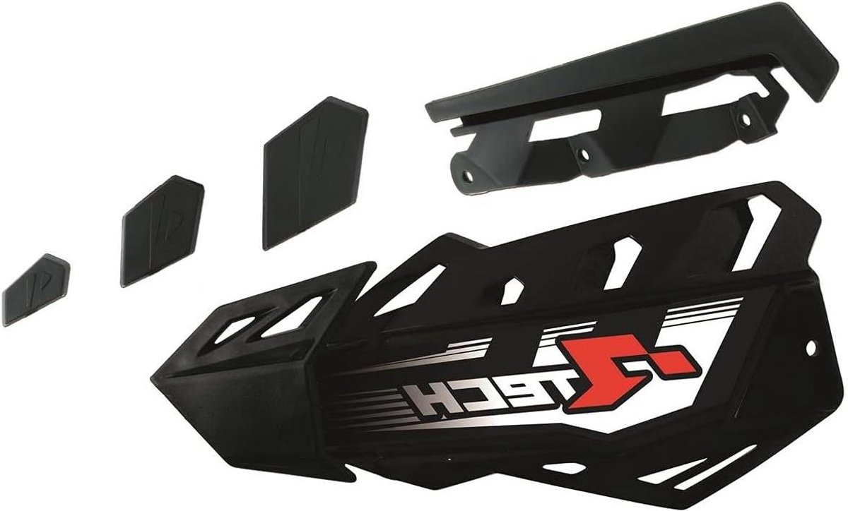 Vervangende handkappen - Handbeschermers set - Motorrijden - FLX model - Paar - Zwart