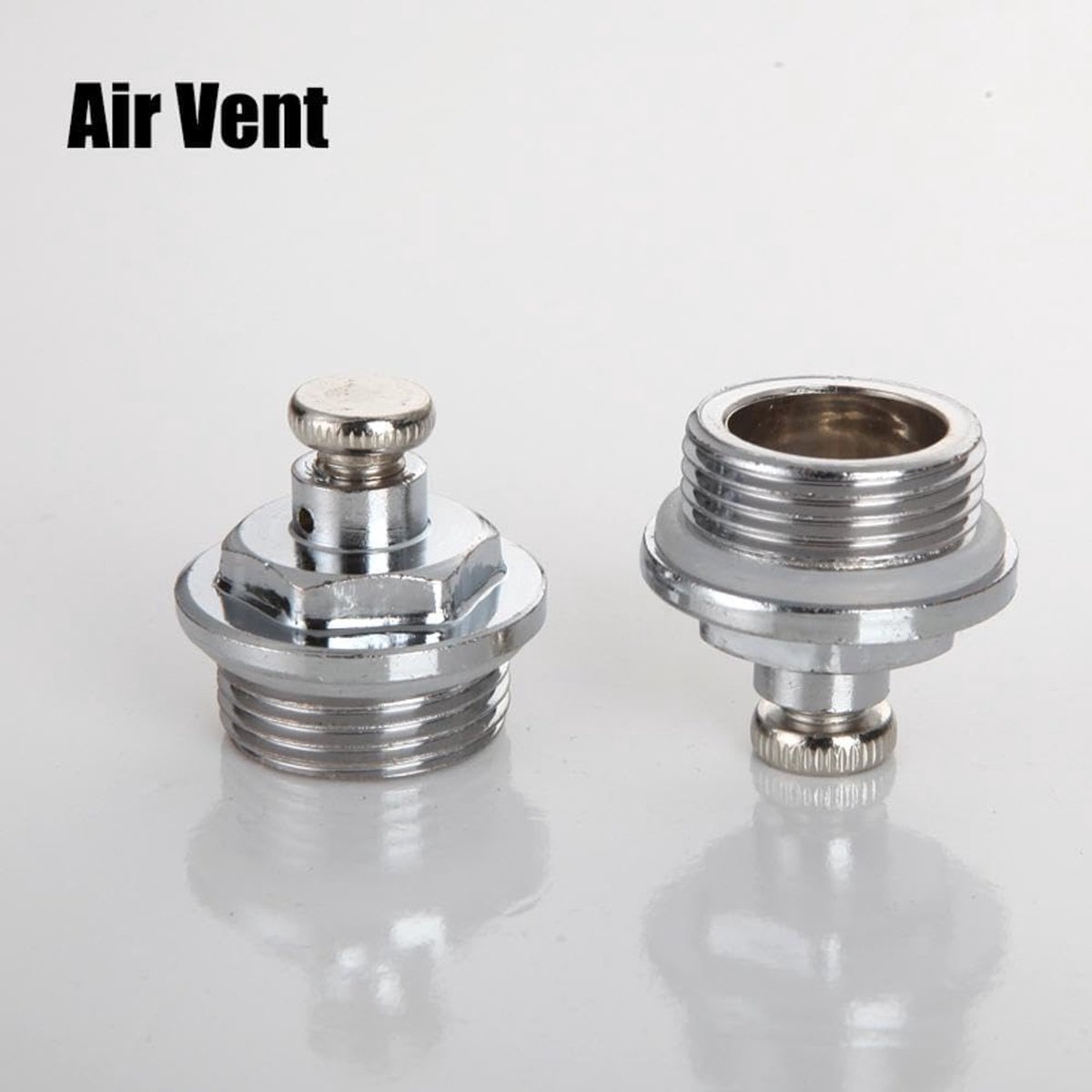 Radiator Ontluchter - Ventiel Plug - Verwarmingssysteem Onderhoud - Metaal Met O-ring - 4 Stuks 1" - Zilver