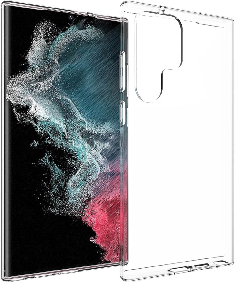 Accezz Hoesje - Geschikt voor Samsung Galaxy S23 Ultra - Clear Backcover - Transparant