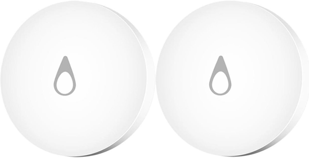 Waterlekkage Alarm - Overstromingssensor Wifi - Huis Beveiligen - Hoge Gevoeligheid - 2 stuks - Wit