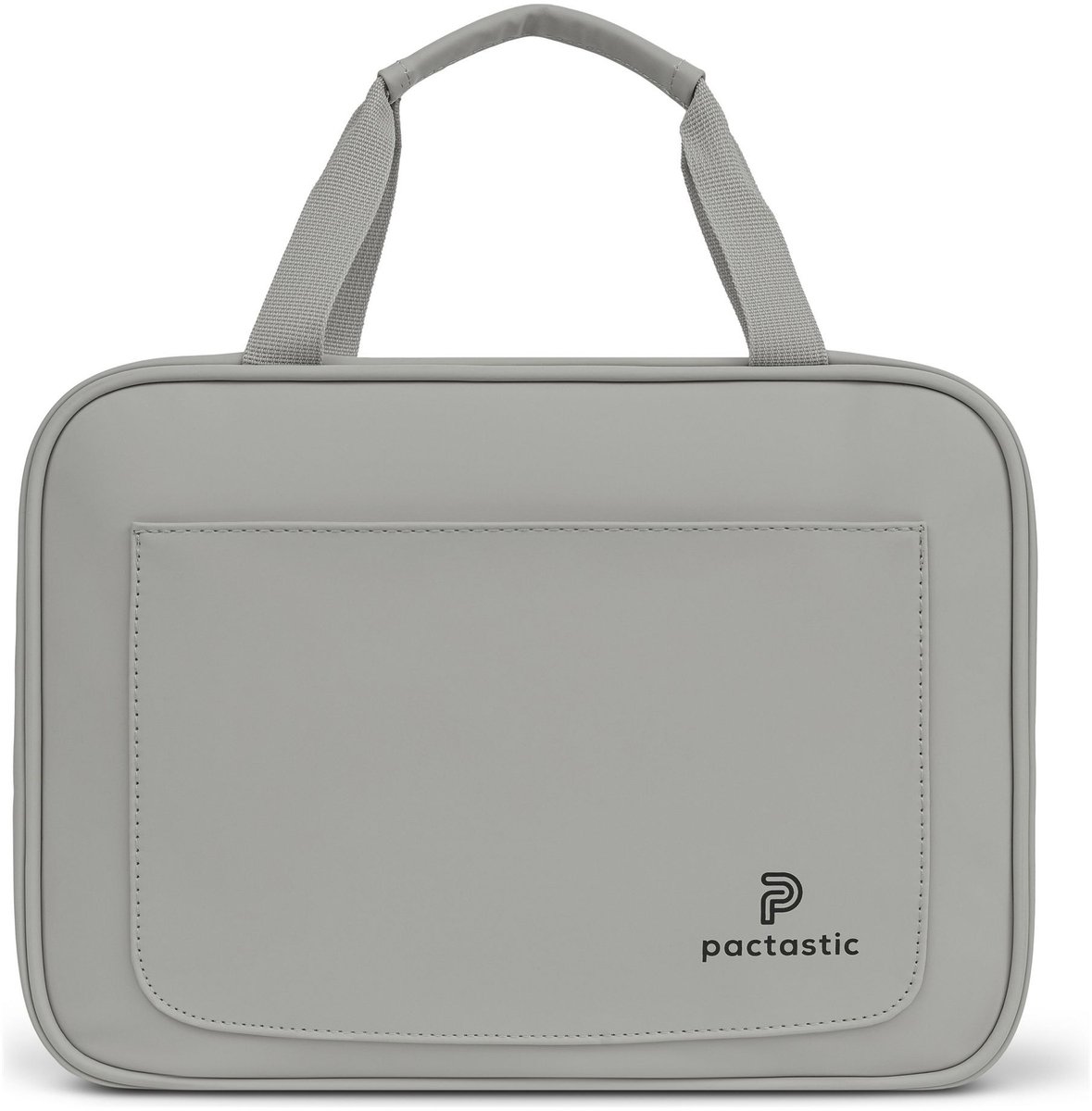 Pactastic Urban Collection Toilettas 33 cm - 7 L - Ritssluiting - grey