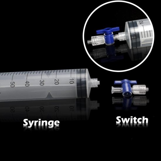 Fiets Banden Dichtmiddel Injector - Tubeless Kit Spuit - Banden Repareren - Innovatief Ontwerp - 60 ml - N.v.t. van fiets — afbeelding 4