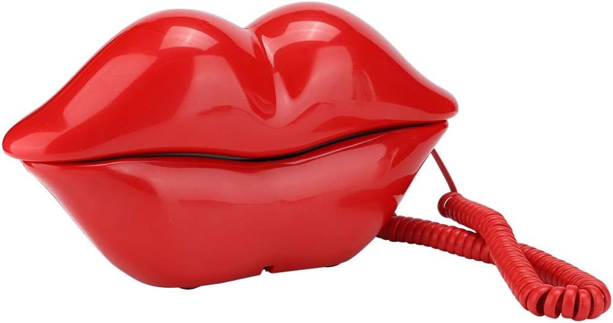 Vaste Telefoon - Leuke Vorm - Duidelijk Bellen - Modieus Huishoudartikel - N.v.t. - Rood