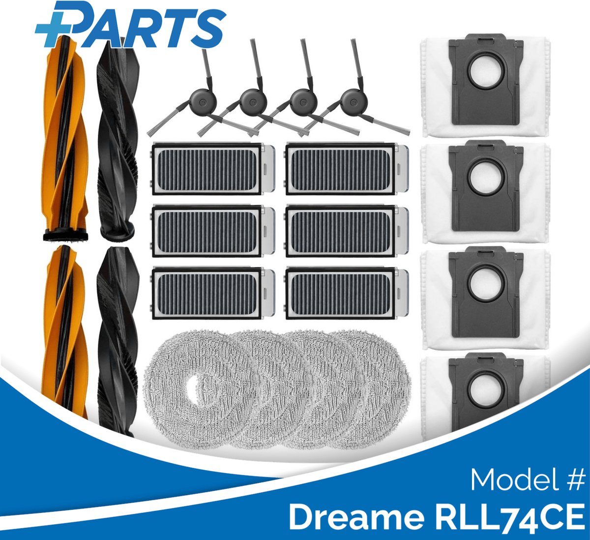 Dreame RLL74CE Onderhoudsset (Plus.Parts® alternatief voor RAK59)