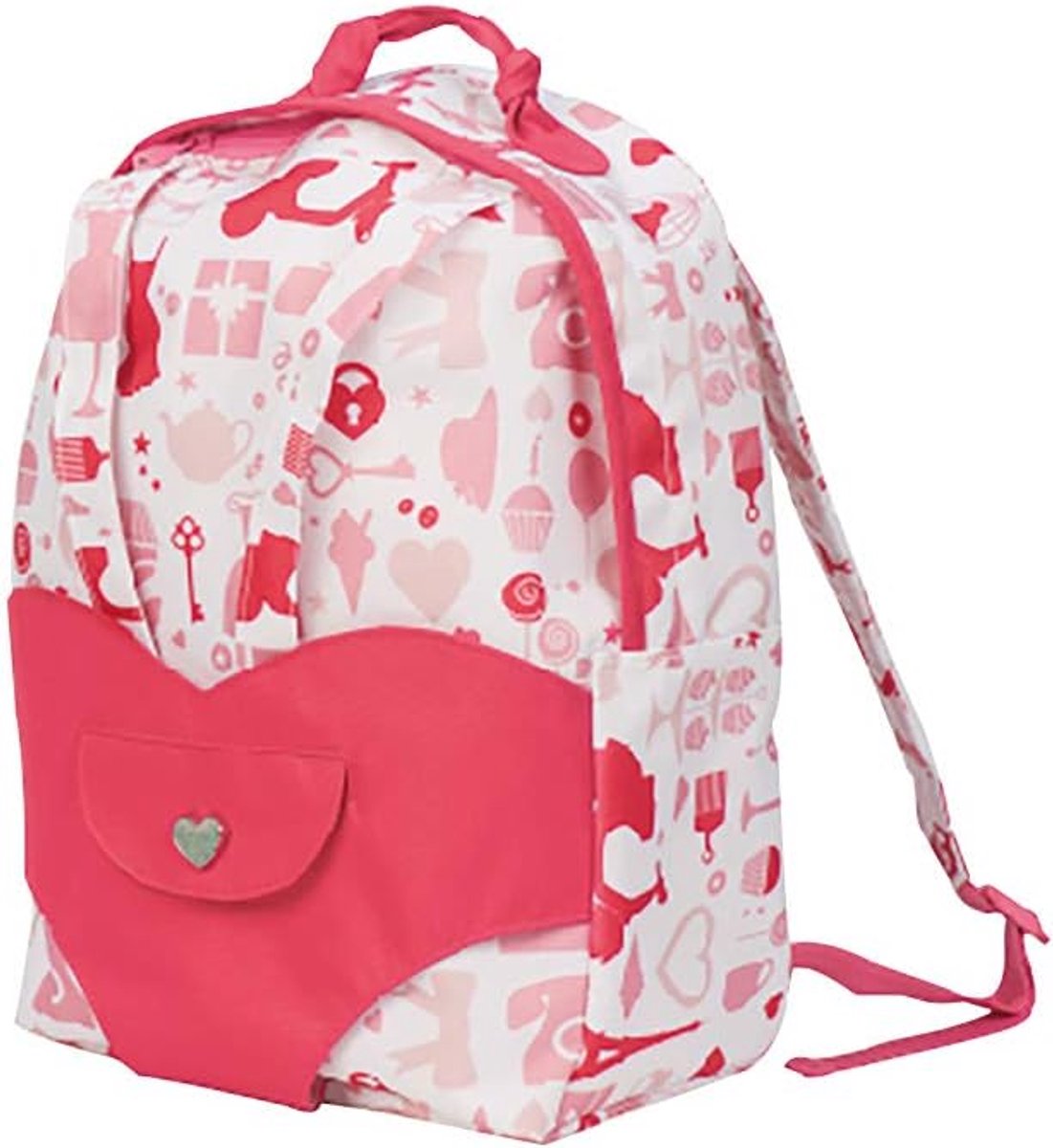 Kinderrugzak Poppendrager - Speelgoed rugzak - Poppen meenemen - Inclusief zitje - 46 cm poppen - Blauw