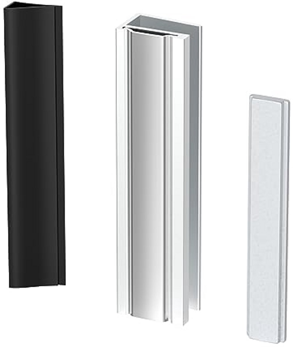 Douchedeur Magneet - U-profiel Frame - Douchedeur Sluiten - Roestvrij staal - Voor 1/8-1/4