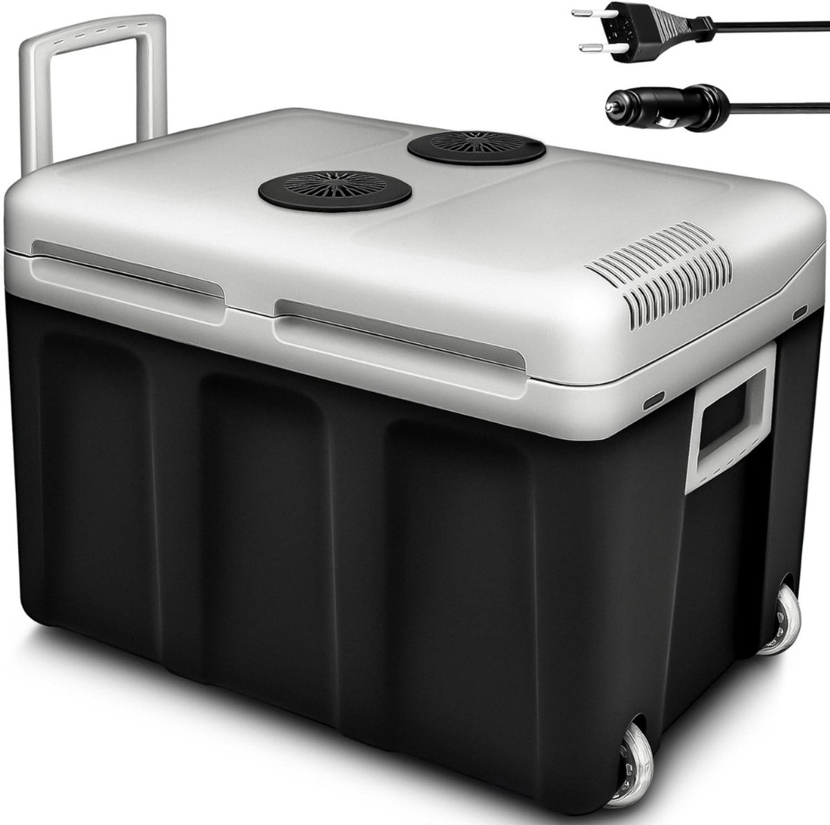 QUOVO® Compressor Koelbox - Koelbox - Elektrische Koelbox - Antraciet - 38cm x 56cm x 41cm
