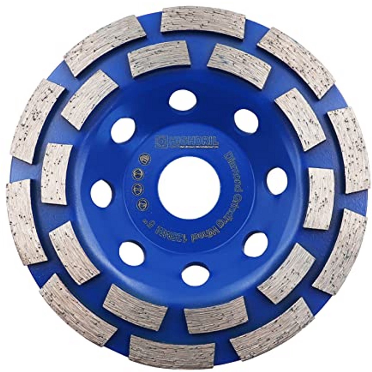 Diamant Schijf - Turboslijpschijf - Beton Slijpen - Hoge Kwaliteit - 125 mm - Grijs
