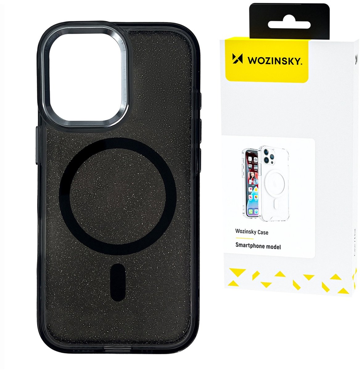 Wozinsky Magnetische Glitter Hoesje Voor Samsung Galaxy S25 Ultra Beschermend