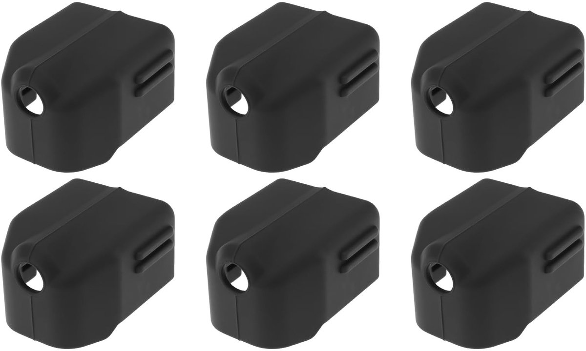 Dailygoods- Siliconen Mouw 6 Stuks - Hittebestendig - Bescherming Extruder Hotend - Flexibel - Duurzaam - Voor Flashforge AD5X - 3D-printer Hoes