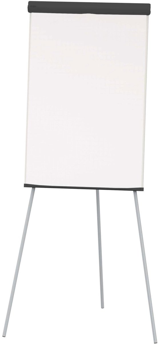 MAULstandard Flipover 97 x 66 cm - driepoot - grijs - metaal - 1 stuk - 92 x 89 x 186 cm - MAUL