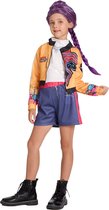 Joya Kids® K-pop Stijl Meisjes Verkleedset | Geïnspireerd op de Demonenjagers Helden | Verkleed Kostuum voor Kinderen | Verkleedkleding voor Carnaval & Halloween | Stoere Outfit Meisje | Maat 140 - 150 | 10-12 Jaar | Extra Large