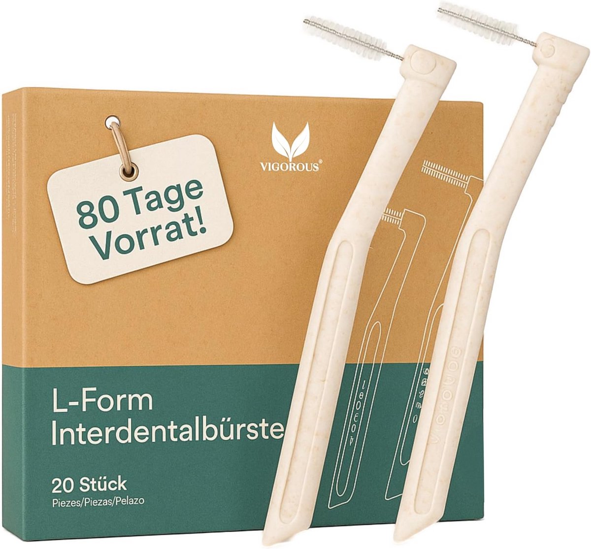 Interdentale Borstels - Tandenstokers - Mondhygiëne - Biologisch Afbreekbaar - ISO 5 - Blauw