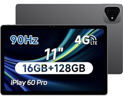 Android Tablet - 11 inch tablet - Entertainment en werk - Helio G99 processor - 16GB 128GB - Grijs