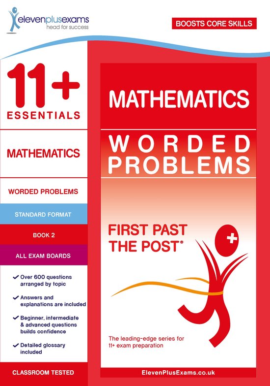 11+ Essentials Mathematics: Worded Problems Book 2 - cover