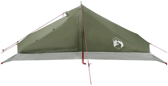 vidaXL - Backpacking - Tent - 4-persoons - Olijfgroen van Vidaxl — afbeelding 2