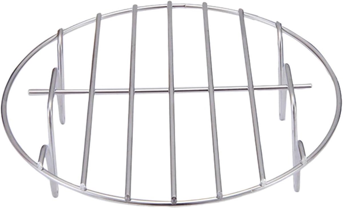 Oven Grillrooster Braadrooster Taartvorm Bakken en Koken Hittebestendig RVS 7 Inch Zilver