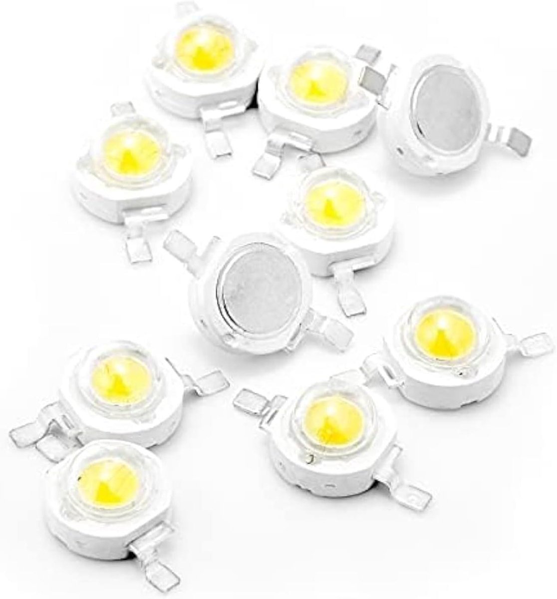 LED Lampen - Bol Vorm - Sfeerverlichting Creëren - Hoge Kleurweergave - 10 Stuks - Warm Wit
