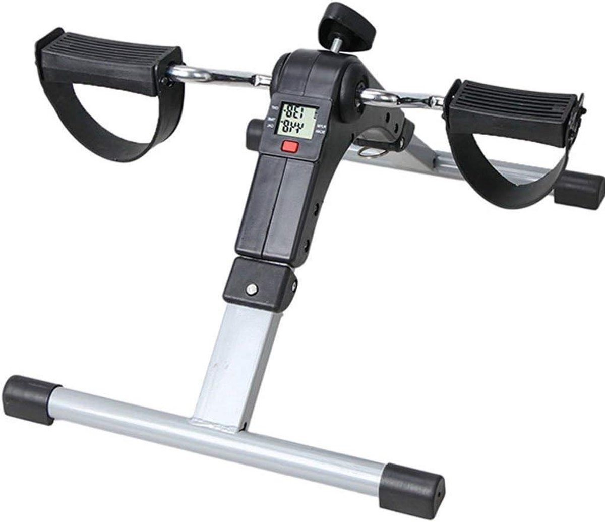 Pedaaltrainer - Mini hometrainer - Binnen fitness - Verstelbare weerstand - 36x48x23 cm - Zwart